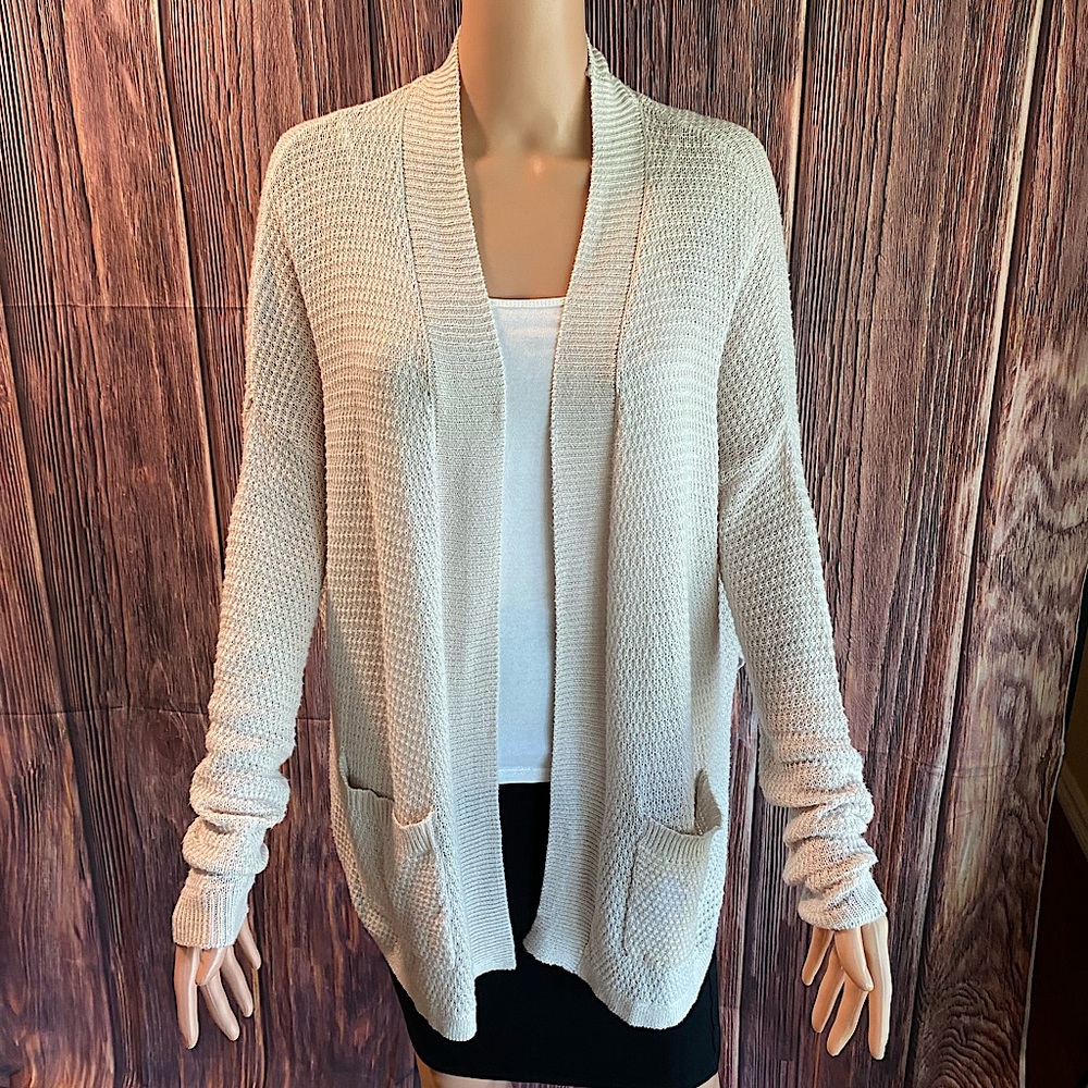 Universal Thread size small cream colored knit boho oversized cardigan
